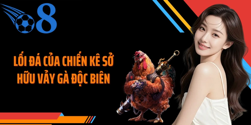 Lối đá của chiến kê sở hữu vảy gà độc biên